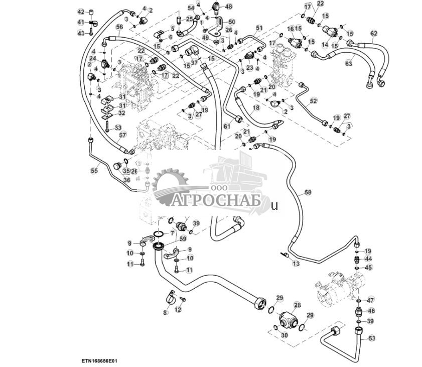 Трубопроводы системы рулевого управления, ACS™, с гидравлическим тормозом прицепа (12) (801463 - 804100) - ST873698 518.jpg